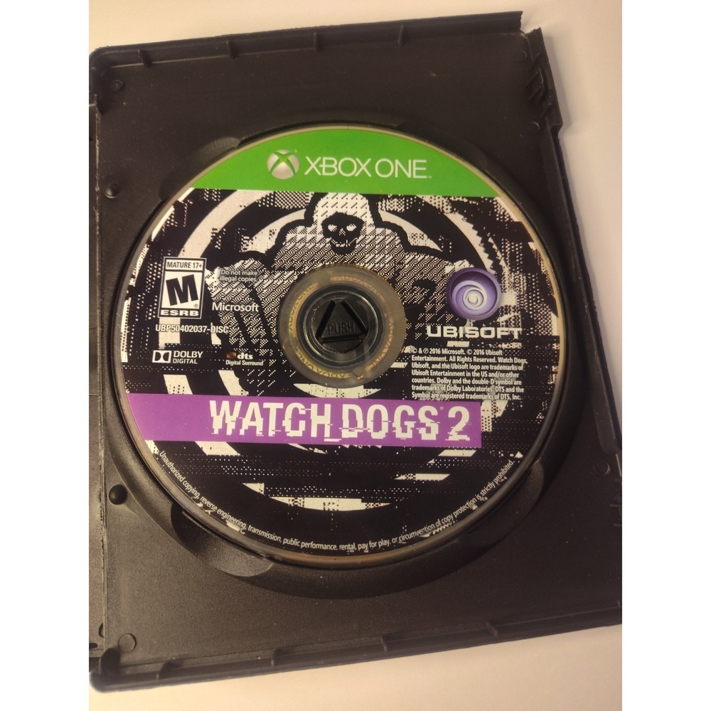 Watch Dogs 2 - Microsoft Xbox One/ Tested And Working/ CIB